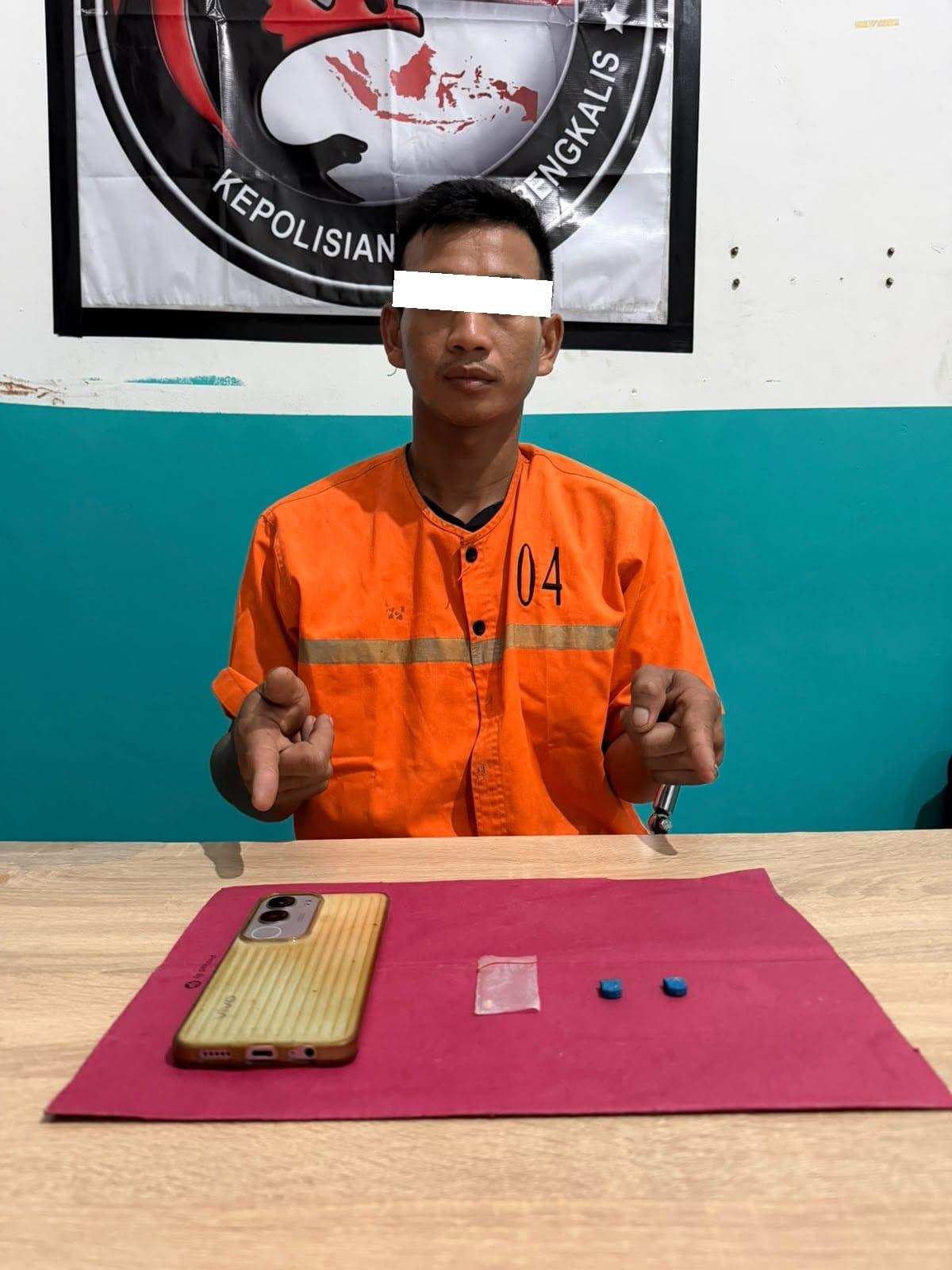 Polres Bengkalis Ungkap Kasus Ekstasi, Satu Tersangka Diamankan dan Satu Pelaku Dikembangkan